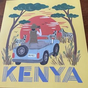 Rifle Paper Co Print Kenya